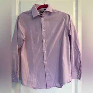 Chaps Boy’s Lavendar Gingham Dress Shirt